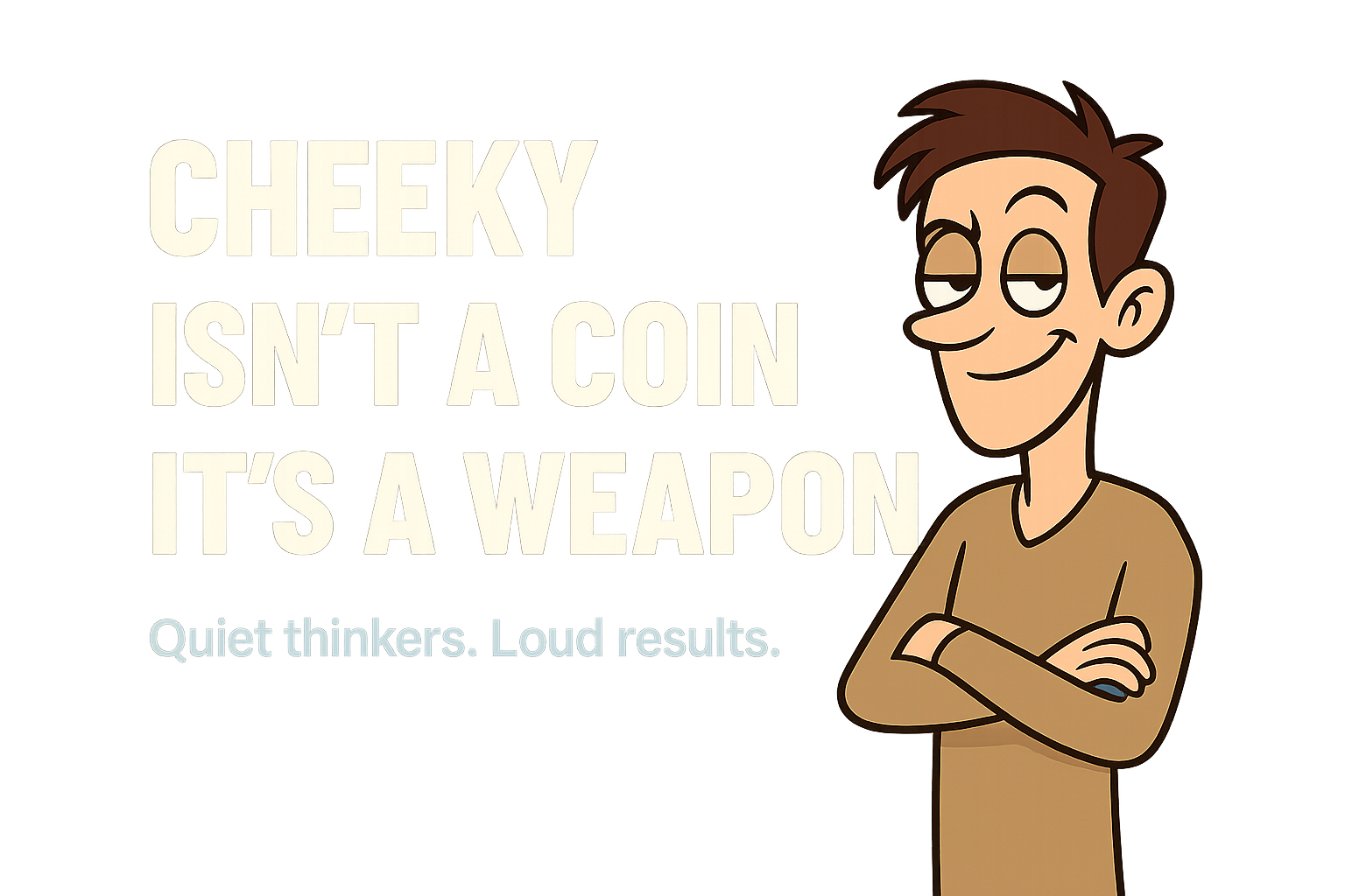 CHEEKY isn't a coin it's a weapon